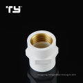 Manufacture TY brand PVC SCH40 pipe fittings 1/2" Female Plastic Brass Thread Tees